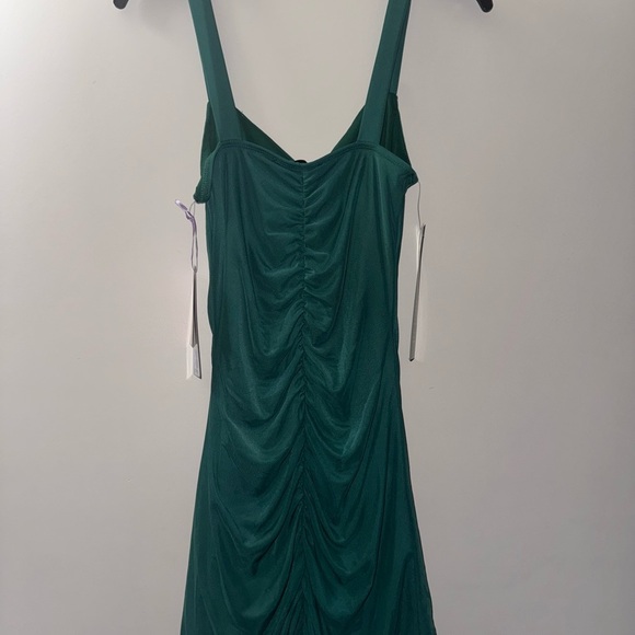 Green Ruched Dress By Johnny Wujek - Picture 5 of 5